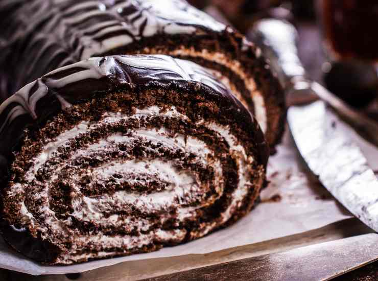 rotolo dolce al cioccolato la ricetta facile