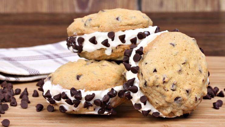 Ricetta biscotti ripieni di gelato