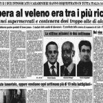 Giornale che parla dello scandalo del vino al metanolo