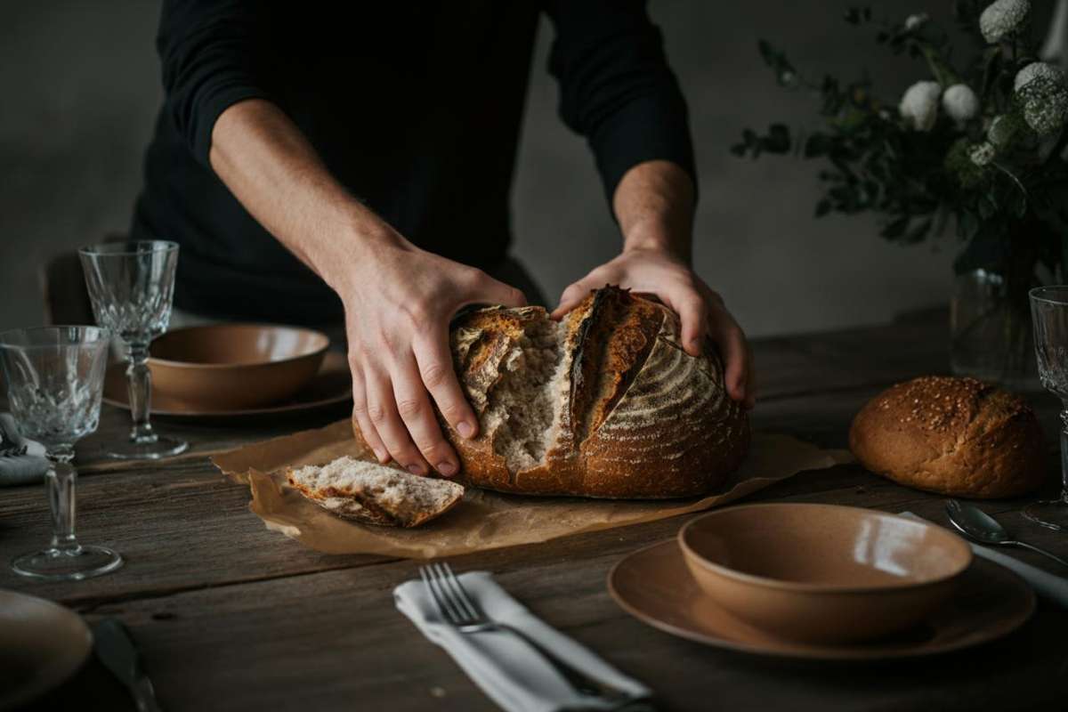 Il galateo del ristorante: perché il pane va spezzato a mano