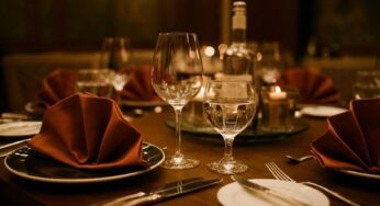 Il posizionamento perfetto dei bicchieri da vino a tavola: ecco come fare
