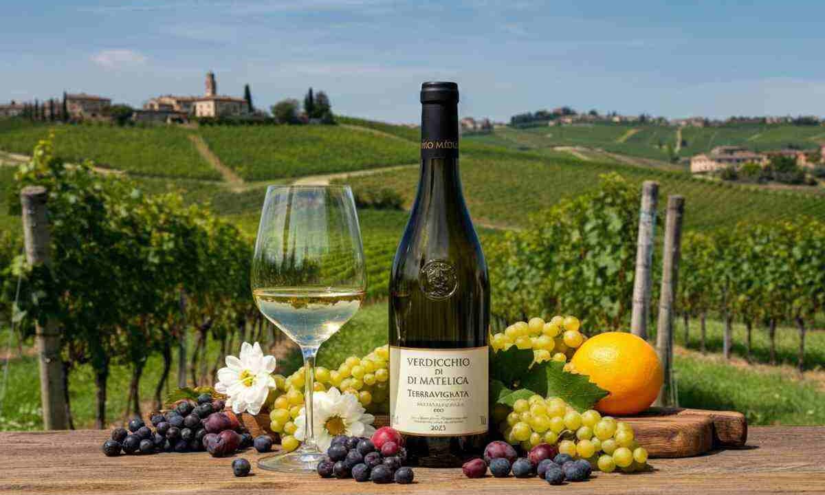 Una bottiglia di Verdicchio di Matelica