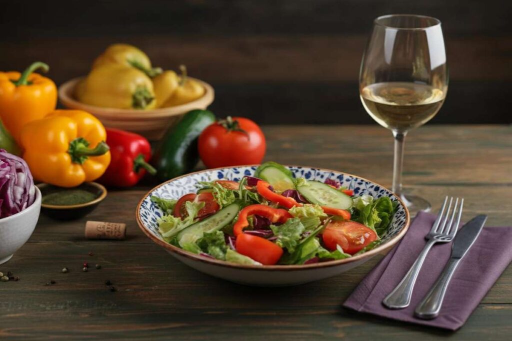 I 5 abbinamenti estivi perfetti tra insalata e vino