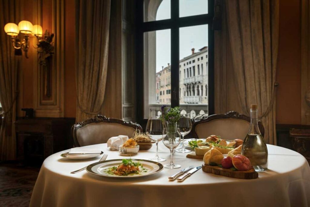 Il menu esclusivo de L'orto della Laguna al Gritti Palace