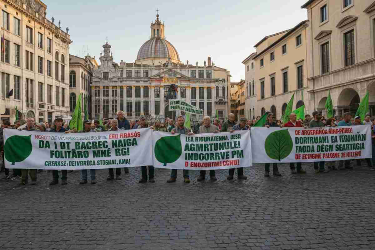 Coldiretti in piazza: l'Europa volta le spalle ai contadini italiani