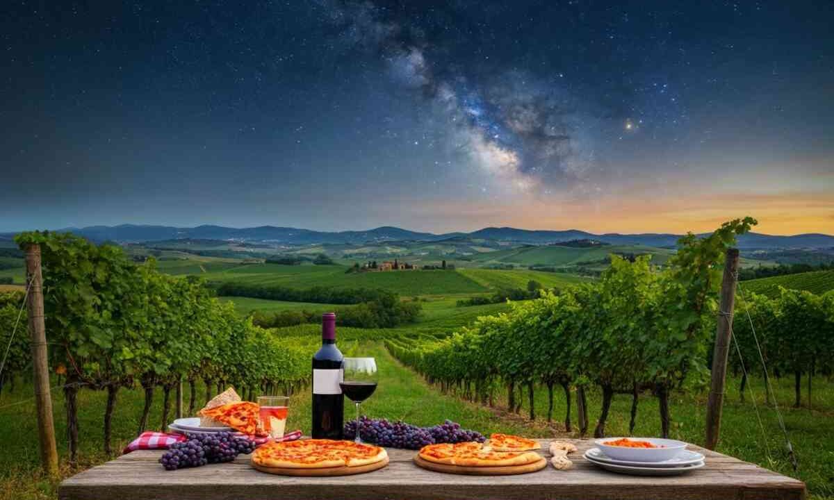 Scoprire l’enoturismo estivo: vino e cibo sotto le stelle