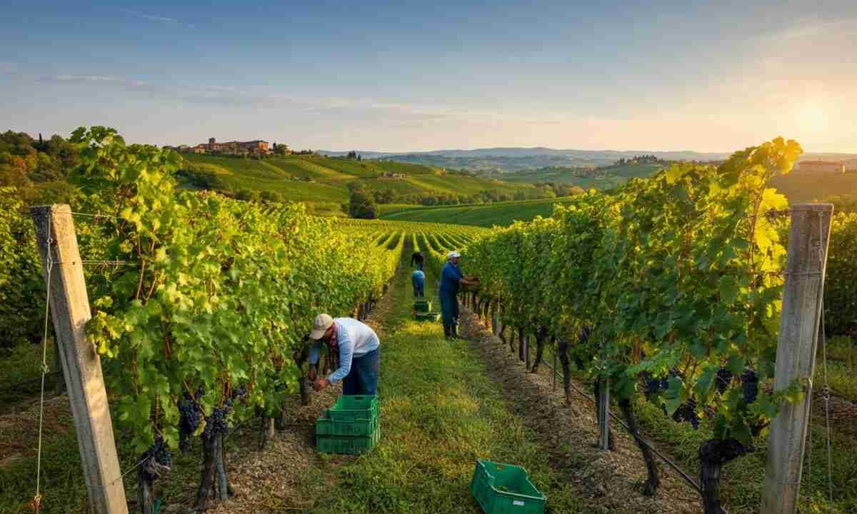Vendemmia 2024 in Italia: 43,9 milioni di ettolitri e le aspettative per il 2025