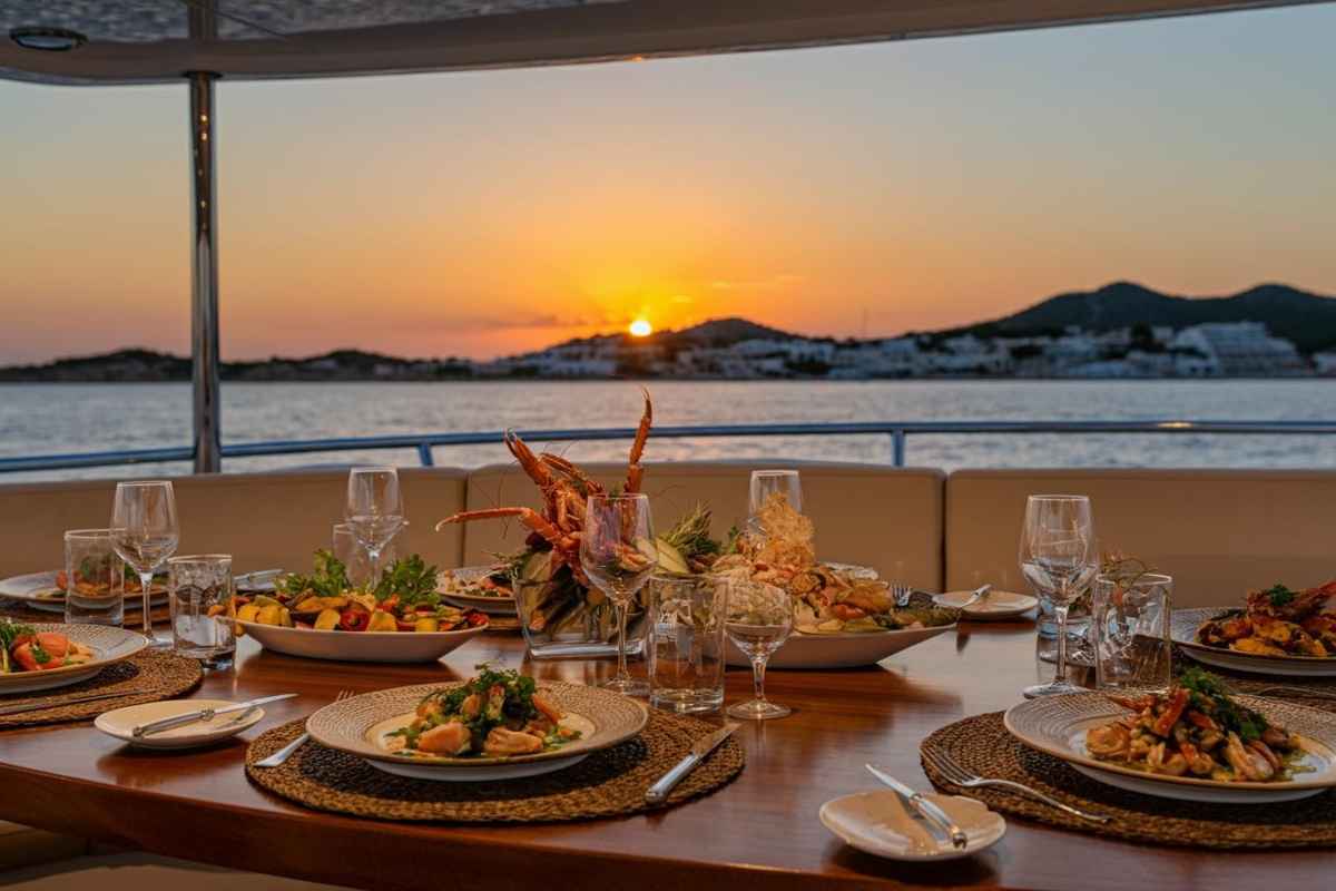 Hi Fly Catering: un'esperienza culinaria di lusso in volo verso Ibiza