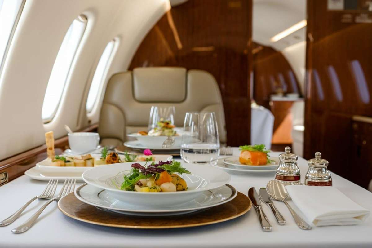 Hi Fly Catering: un'esperienza gourmet in volo verso Ibiza