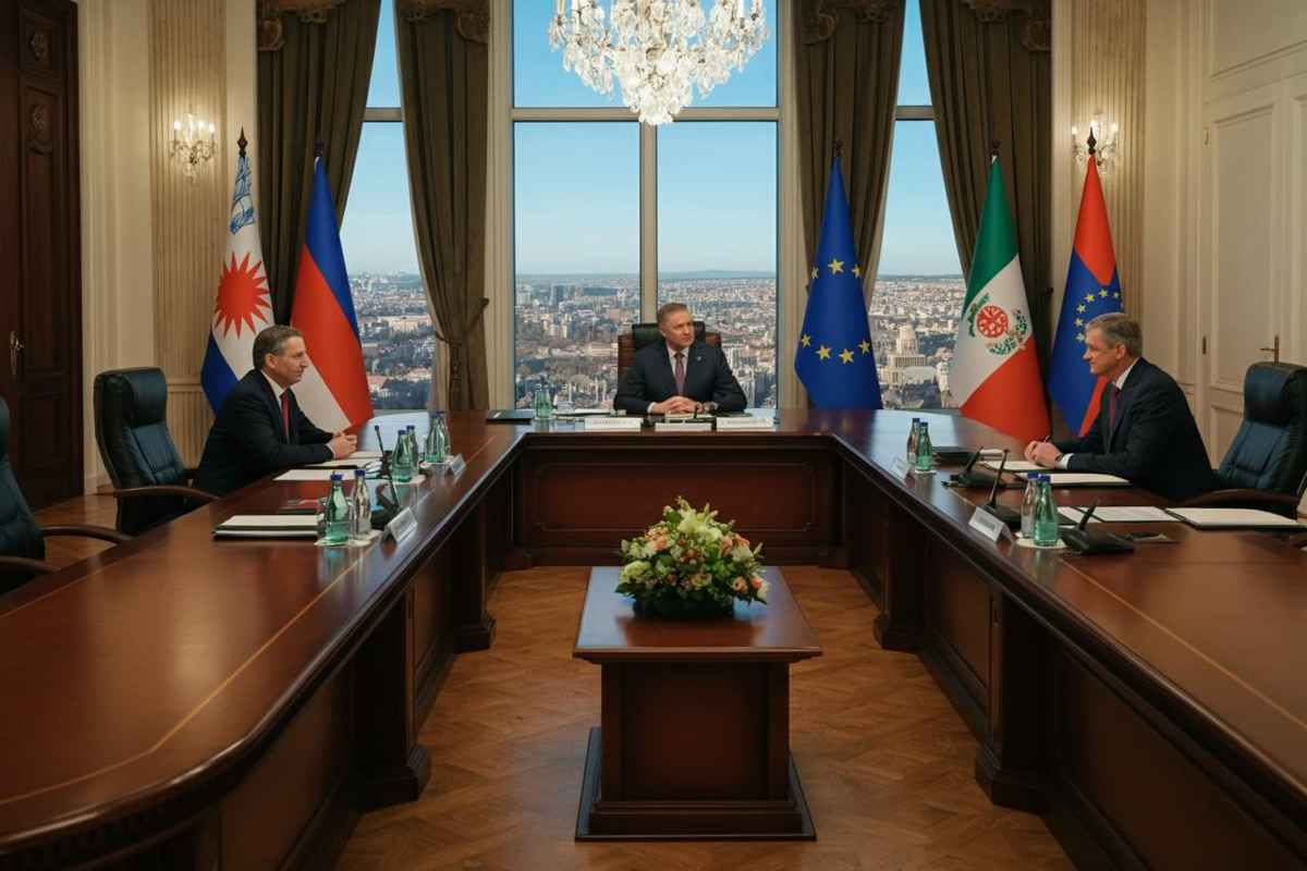 Incontro storico a Londra tra Starmer e Zelensky, mentre Mosca testa un nuovo missile nucleare