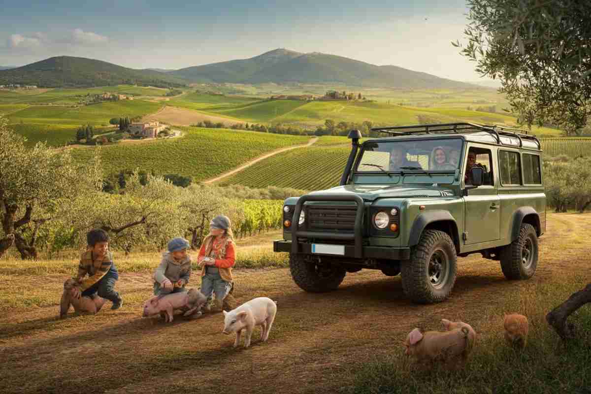 Scopri la natura: un safari in vigna durante la vendemmia di Jurassic Pork