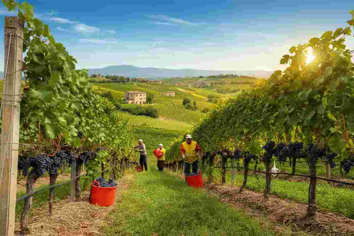 Vendemmia 2025: il Sud vola mentre Nord e Centro frenano nel mondo del vino