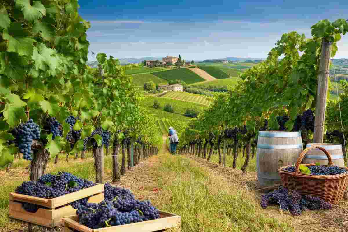 Vendemmia 2025: il Veneto brilla con una crescita del 3-5%, mentre il Chianti punta sulla qualità nonostante il calo dei volumi