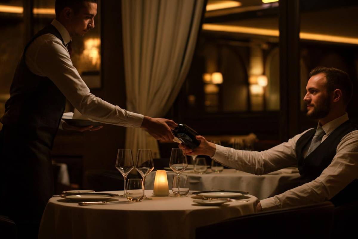 Il segreto dietro l'assaggio del vino al ristorante