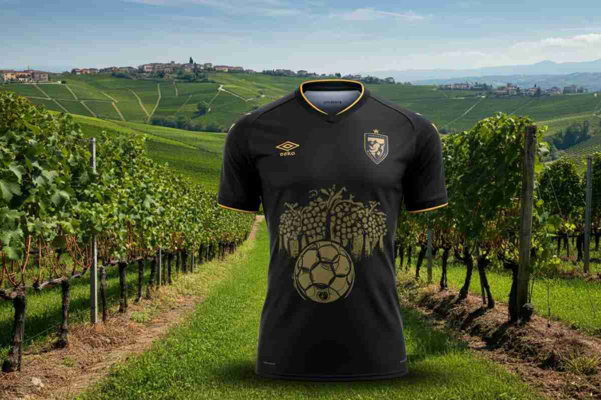 La Juventus celebra la nuova stagione con una maglia ispirata al vino piemontese