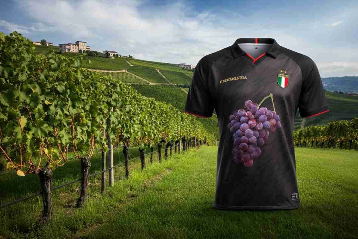 La Juventus celebra la nuova stagione con una maglia ispirata al vino piemontese