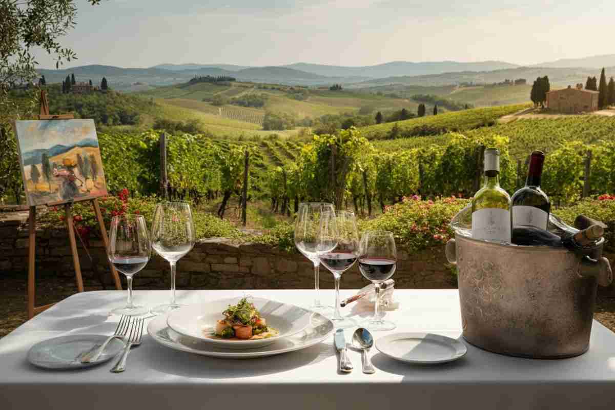 Rosso Divino: un viaggio sensoriale tra vino, arte e alta cucina in Toscana