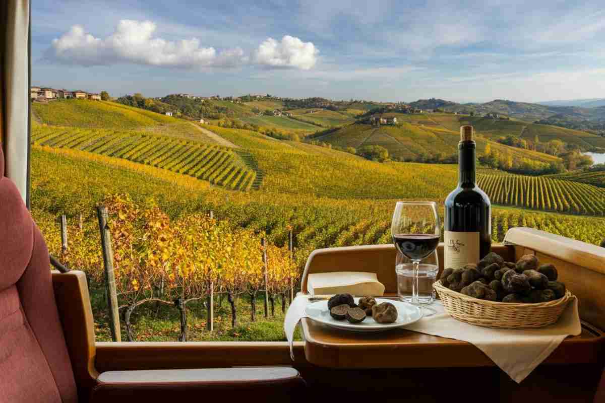 Scopri i tesori enogastronomici delle Langhe a bordo di un treno speciale