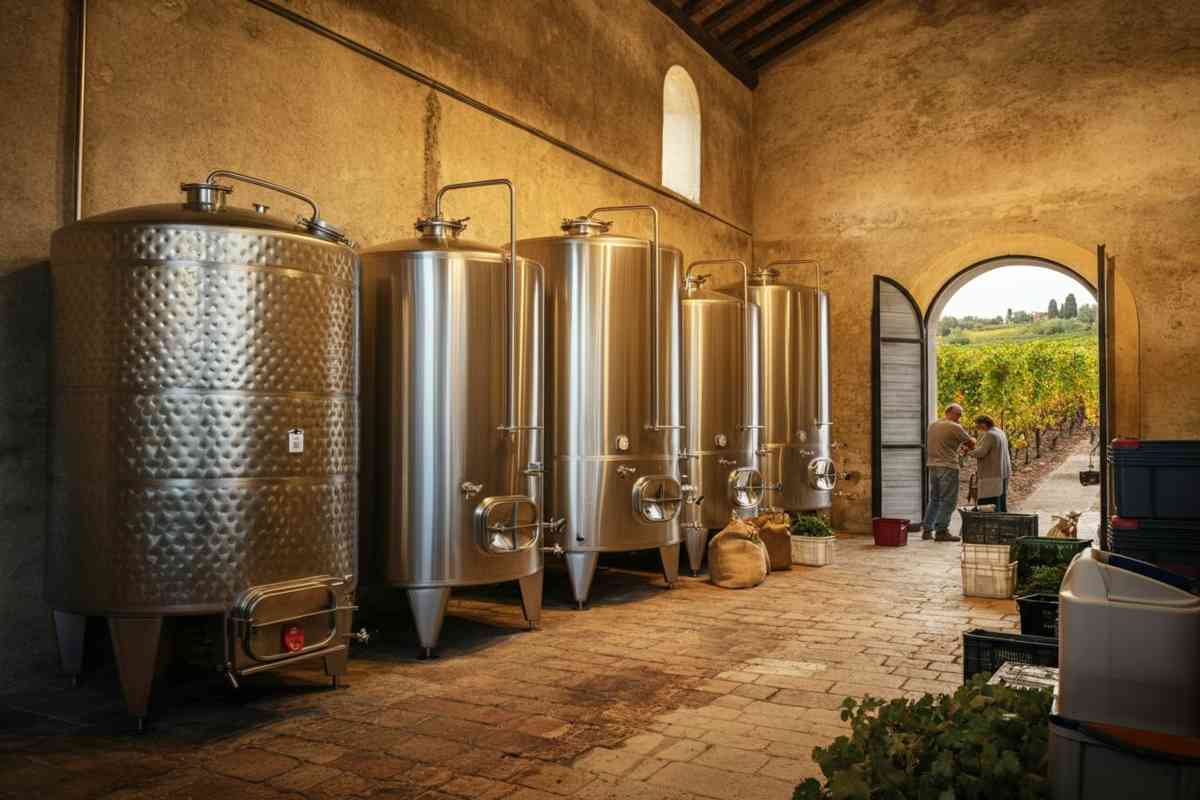 Innovazione e tradizione: i serbatoi in acciaio inox di Zeus Snc per le cantine del futuro