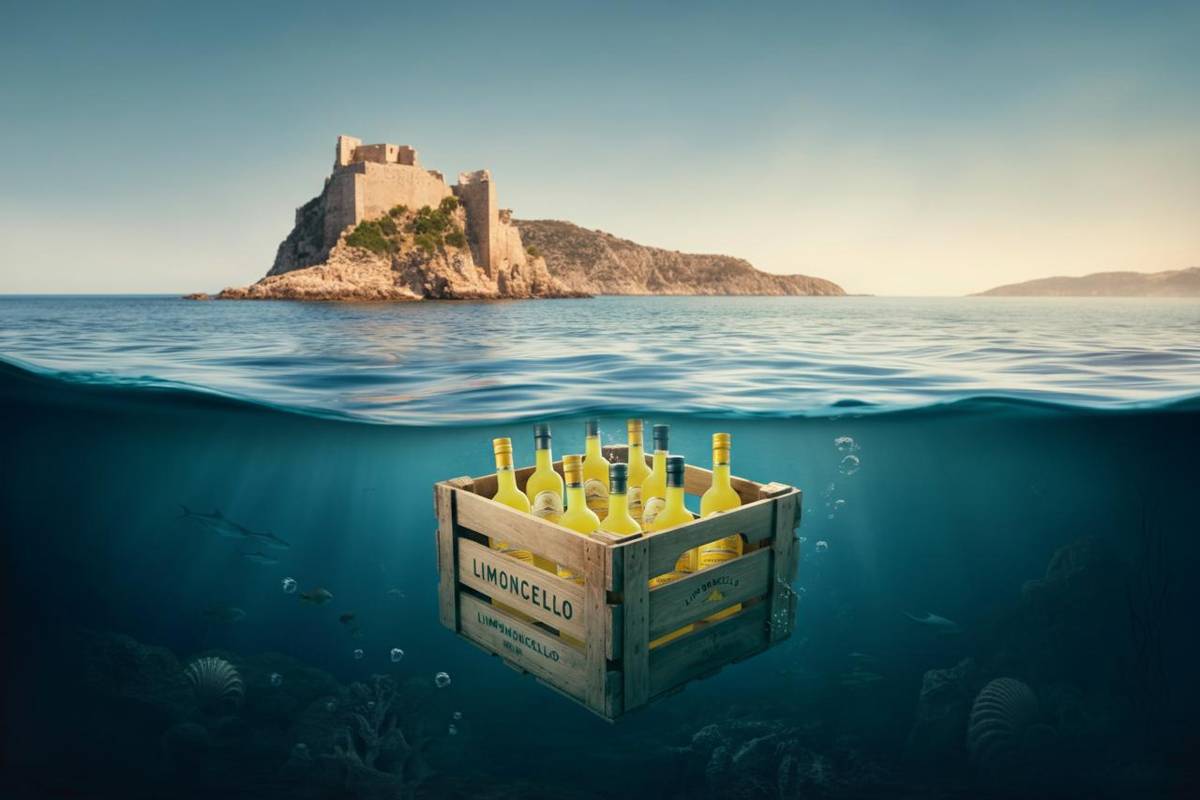 Ritrovato il limoncello sommerso dell'Antica Distilleria Petrone