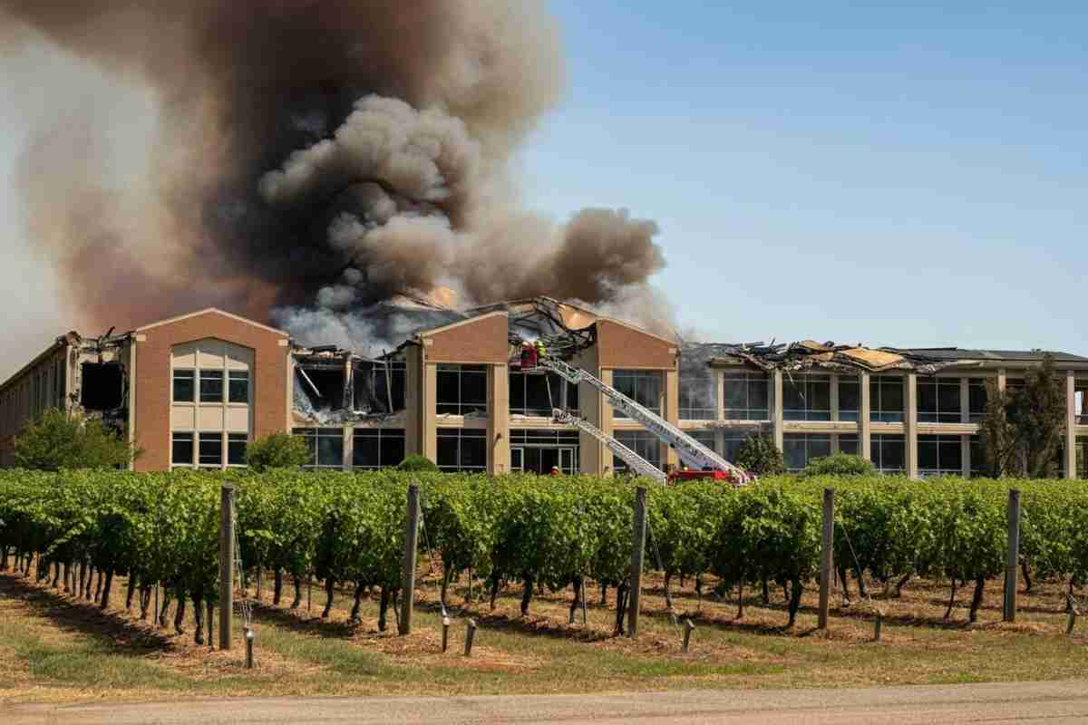 Solidarietà del Consorzio Tutela Vini di Orvieto all'Università della Tuscia dopo il devastante incendio