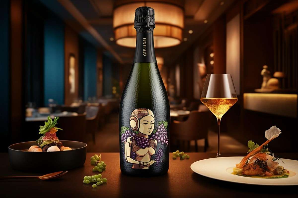 Il primo champagne al mondo creato dall'intelligenza artificiale sbarca al Bon Wei