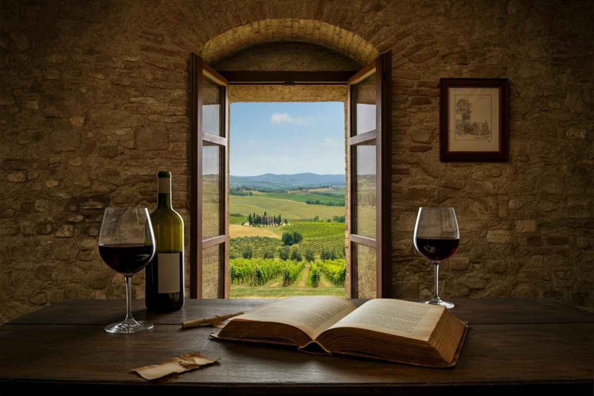 Le grandi penne italiane e il vino: storie di Boccaccio, Leonardo, Carducci e Pascoli