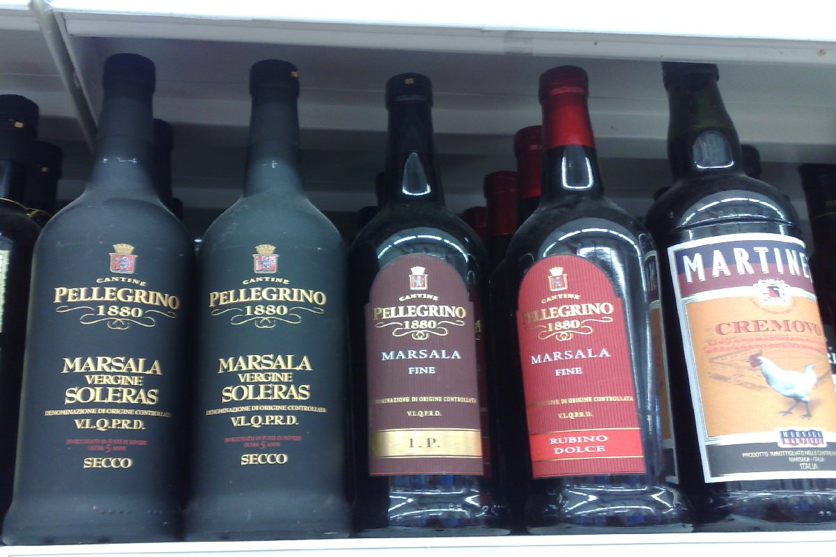 Delle bottiglie di Marsala