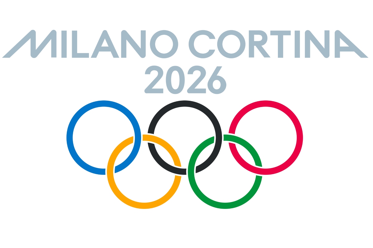 Il logo delle olimpiadi invernali di Milano-Cortina 2026