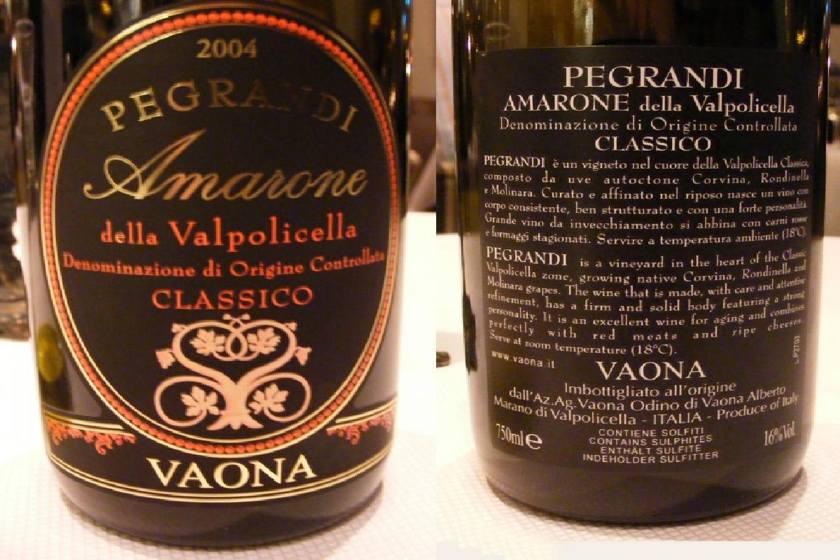 Amarone della Valpollicella
