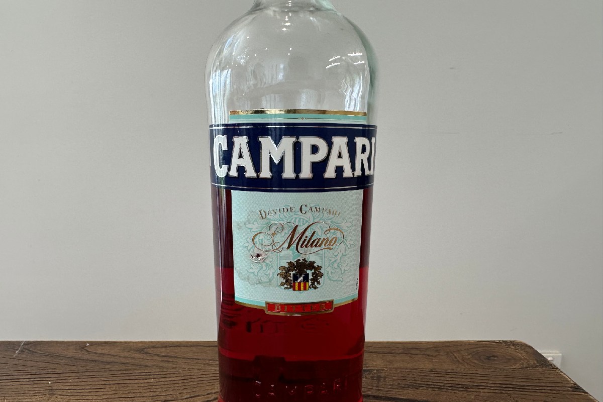 Una bottiglia di Campari